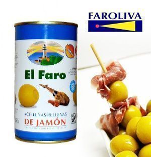 spanische Oliven mit Serrano
